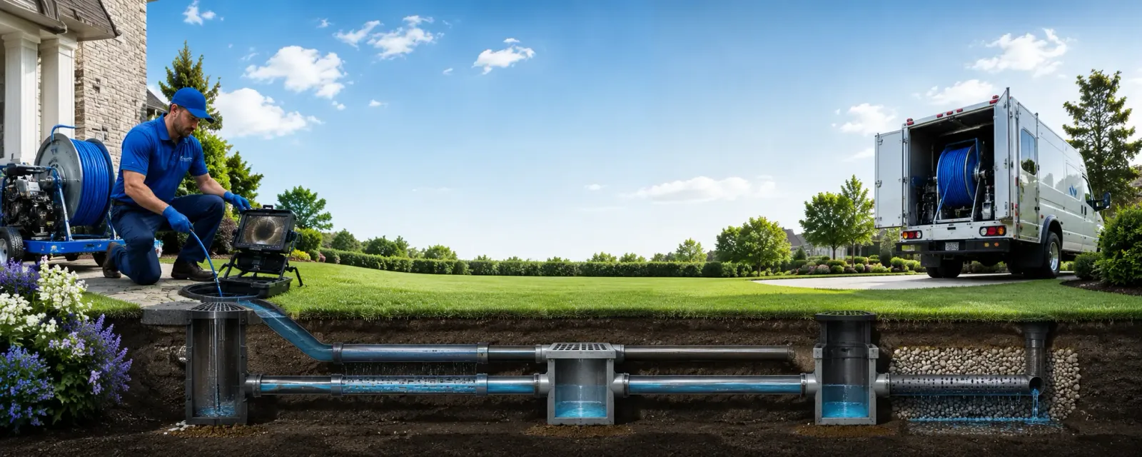 Outdoor drain cleaning information for Whitney, PA